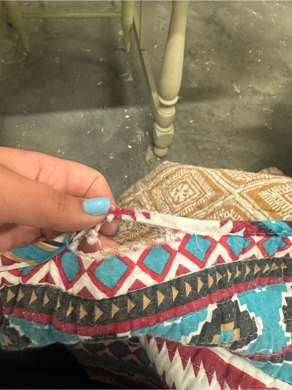 Southwestern Pattern Comforter and Pillow Shams - Queen